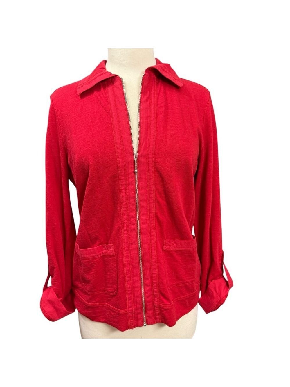 Zenergy by Chico's Red‎ Jacket Size 0/S
